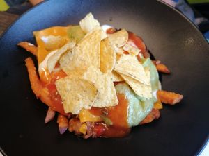 Vegan loaded fried mexican at Het Wapen van Stellendam in Stellendam