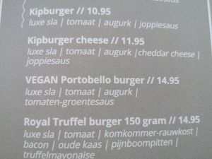 Vegan on the menu at Het Wapen van Stellendam in Stellendam