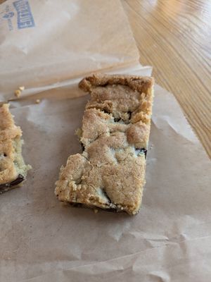 Vegan blondie at Full Stop Station in Louisville
