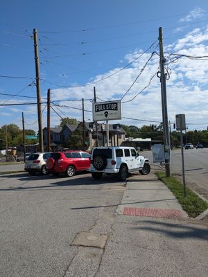 Sign at Full Stop Station in Louisville