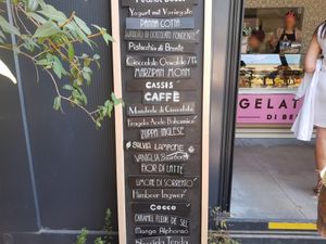 Flavors (V for vegan) at Gelateria di Berna - Frau Gerolds Garten in Zurich