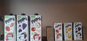 Mupy - bebida de soja e frutas at Plante Bistrô in Sao Paulo