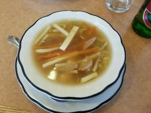 Hot & sour soup at Sunny Gardens in Denver