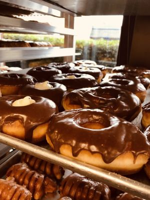 Chocolate raised  at Larry & Kristi's Bakery in Bremerton