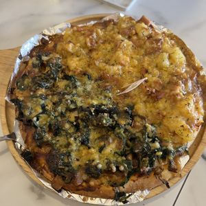 Mixed pizza  at Vegan Garden in Pathum Thani