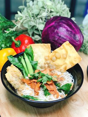 ก๋วยเตี้ยวน้ำ at Vegan Garden in Pathum Thani