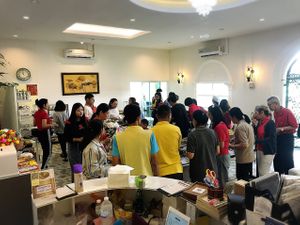 Buffet time on some weekend at Vegan Garden in Pathum Thani