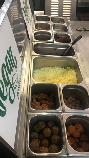 Pizzaholic has got different pizza topping fridge for vegan pizzas at Pizzaholic in Newcastle Upon Tyne