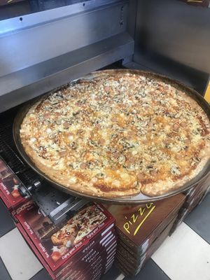 30” vegan pizza  at Pizzaholic in Newcastle Upon Tyne