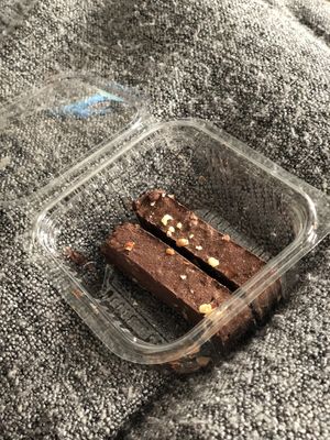 Vegan hazelnut cheesecake  at Pizzaholic in Newcastle Upon Tyne