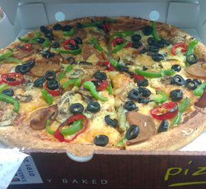 French pizza  at Pizzaholic in Newcastle Upon Tyne