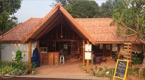 Baan Unrak Bakery/restaurant/weaving shop at Baan Unrak in Sangkhlaburi
