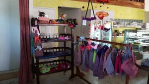 the children textile products.... at Baan Unrak in Sangkhlaburi