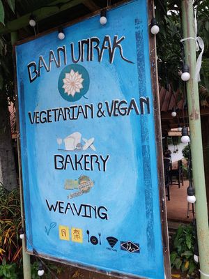 Sing outside at Baan Unrak in Sangkhlaburi