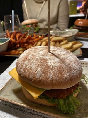 Vegan Burger at Hans im Glück - Leopoldstr in Munich