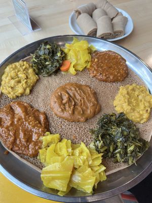 Yummmmmy   at Habiba's Ethiopian Kitchen - Salt City Market in Syracuse