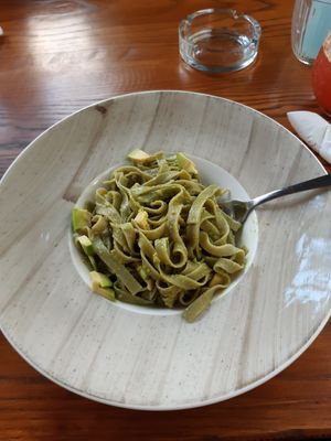 Pasta avocado at The Republic of Good Food in Podgorica
