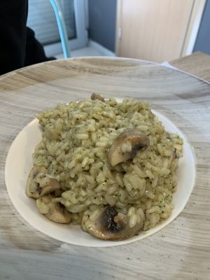 115. Risotto with mushrooms in pesto sauce  at The Republic of Good Food in Podgorica
