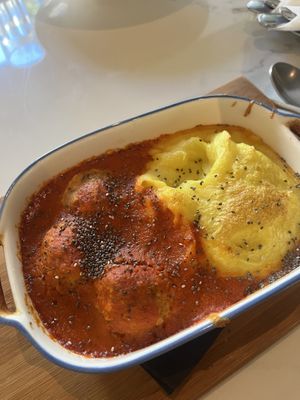 Vegan meatballs  at The Republic of Good Food in Podgorica