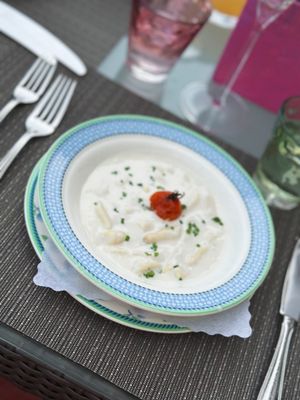 Spargelragout  at Alpenblick in Hoechenschwand