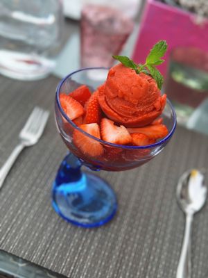 Erdbeeren & Sorbet  at Alpenblick in Hoechenschwand