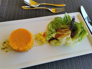 1. Gang: Karottenmousse at Alpenblick in Hoechenschwand