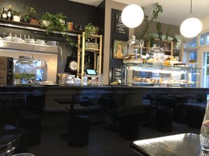 nice Café  at Poushe in Stuttgart