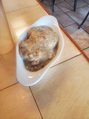 Biscuits and gravy at 10th Street Diner in Indianapolis