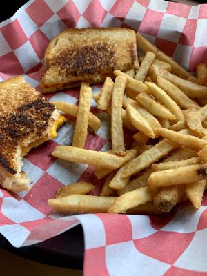 Kids Grilled Cheese with Fries  at 10th Street Diner in Indianapolis