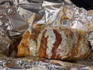 Chorizo chimichanga at 10th Street Diner in Indianapolis