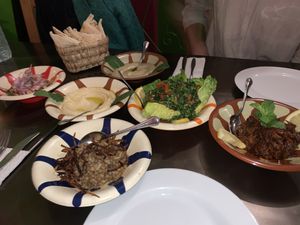 To share  at La Cuisine de Mona in Marrakech