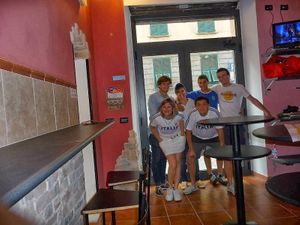 Team della Pizzeria Carignano at Pizzeria Carignano in Genoa