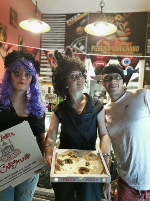 Halloween at Pizzeria Carignano in Genoa