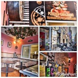 Interni della Pizzeria Carignano Genova Centro at Pizzeria Carignano in Genoa