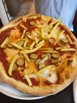   at Pizzeria Carignano in Genoa