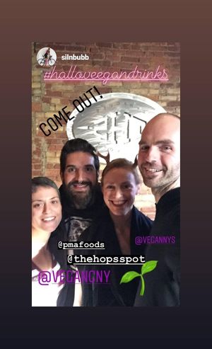 Halloveegan Drinks event at Vegan CNY in Syracuse
