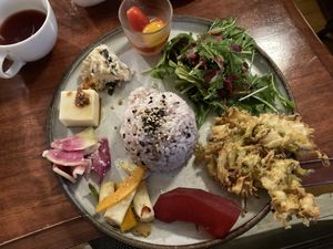 So delicious and healty at Farmer's Cafe Project in Tokyo