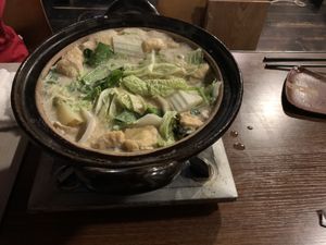 Hotpot at Farmer's Cafe Project in Tokyo