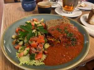 Lasagna  at Cafe Koppel in Hamburg