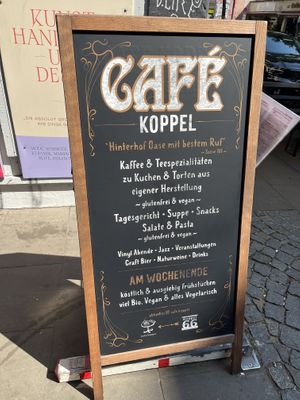   at Cafe Koppel in Hamburg