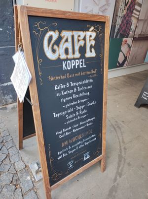  at Cafe Koppel in Hamburg