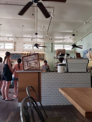 Inside at Midnight Bear Breads in Hanapepe