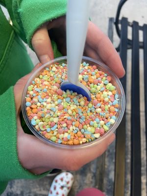 Rainbow Dip and Dots at Dippin' Dots in Panama City Beach