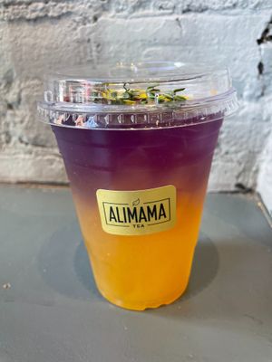 Passion Fruit Green Tea  at Alimama Tea in New York City