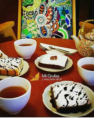 Brownie vegan at Mil Grullas y Una Taza de Te in Cordoba