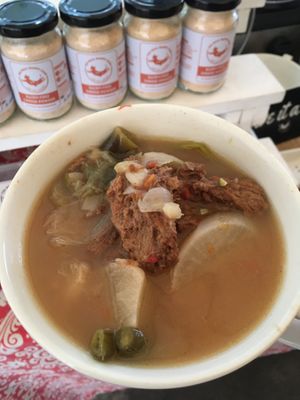 Sinigang at The Real Happy Cow in Metro Manila