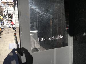 Front entrance to little Beet Table at Little Beet Table in New York City
