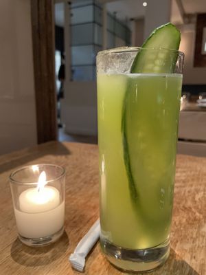 Mint cucumber   at Little Beet Table in New York City