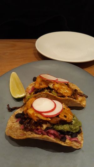 Mushrooms tacos at Little Beet Table in New York City