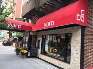 Front entrance at Yara in New York City